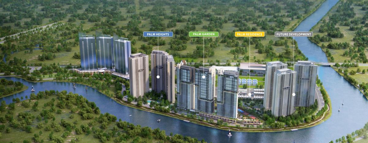 Khu căn hộ Palm City thiết kế hiện đại tiện ích nội khu đầy đủ môi trường sống trong lành