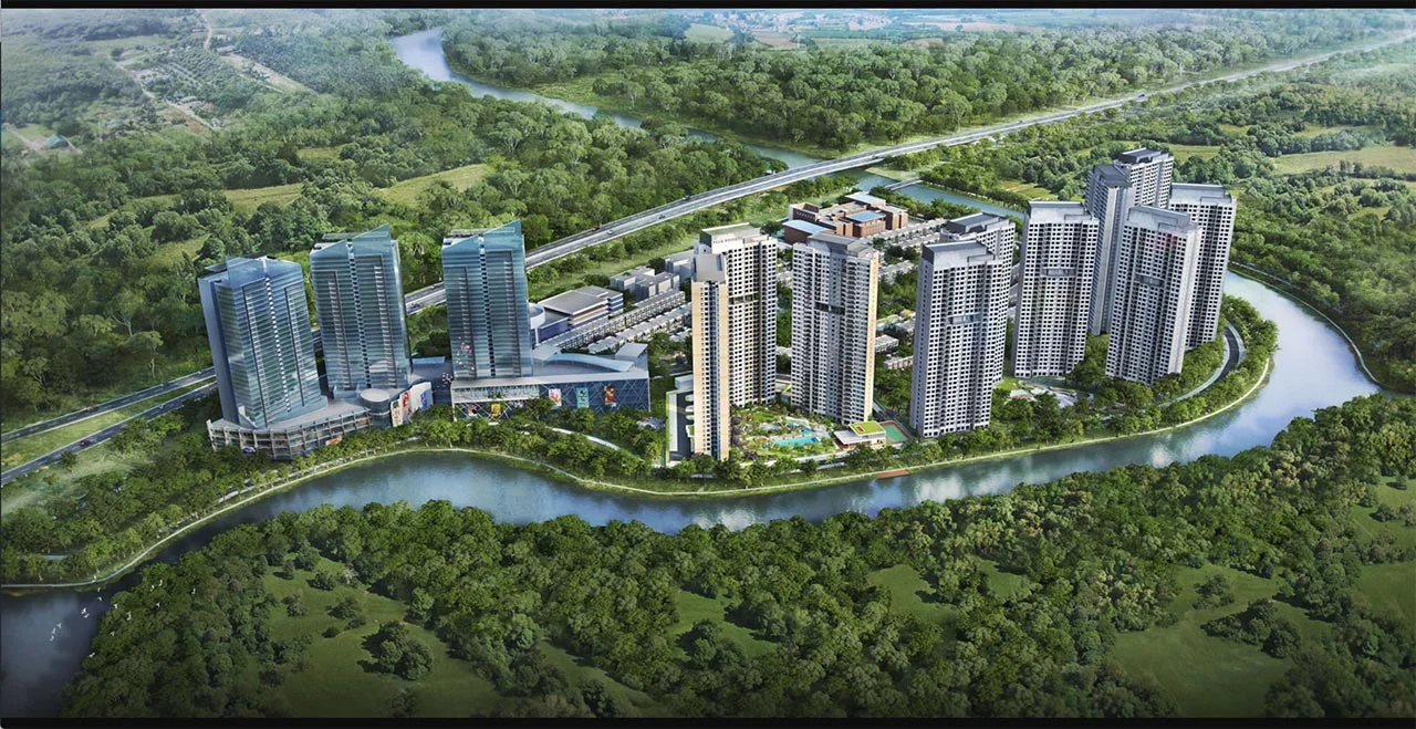 Tổng thể khu đô thị Palm City Quận 2 không gian xanh ven sông hiện đại quy hoạch đồng bộ cao cấp